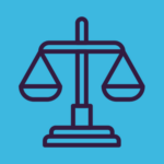 Icon of a scale to represent one of GingrTech's values: ethicality