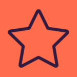 Icon of a star to represent one of GingrTech's values: having fun with learning games