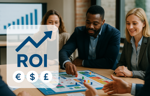 An image of 3 people playing a game