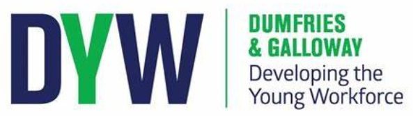DYW Dumfries & Galloway logo DYW Dumfries & Galloway logo